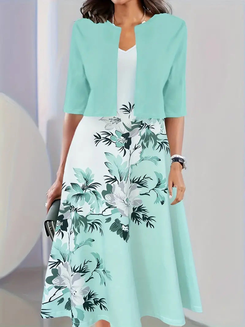 Ankie - Elegant Set with Floral Print