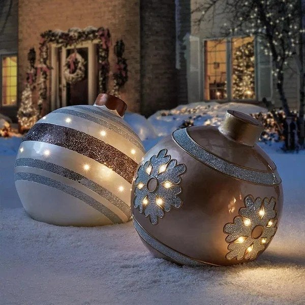 Opblaasbare Versierde Kerstbal