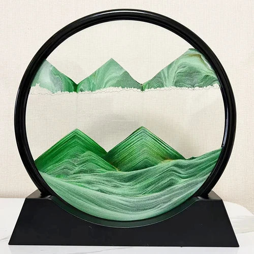 3D Hourglass Deep Sea Sand Landscape