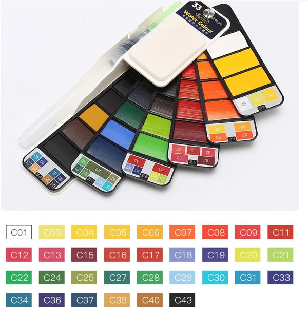 Handige Aquarel Reis Set