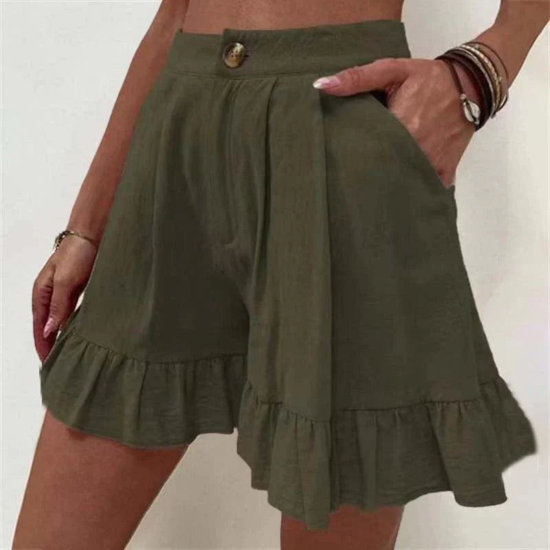Angela™ - Plain Coloured Shorts