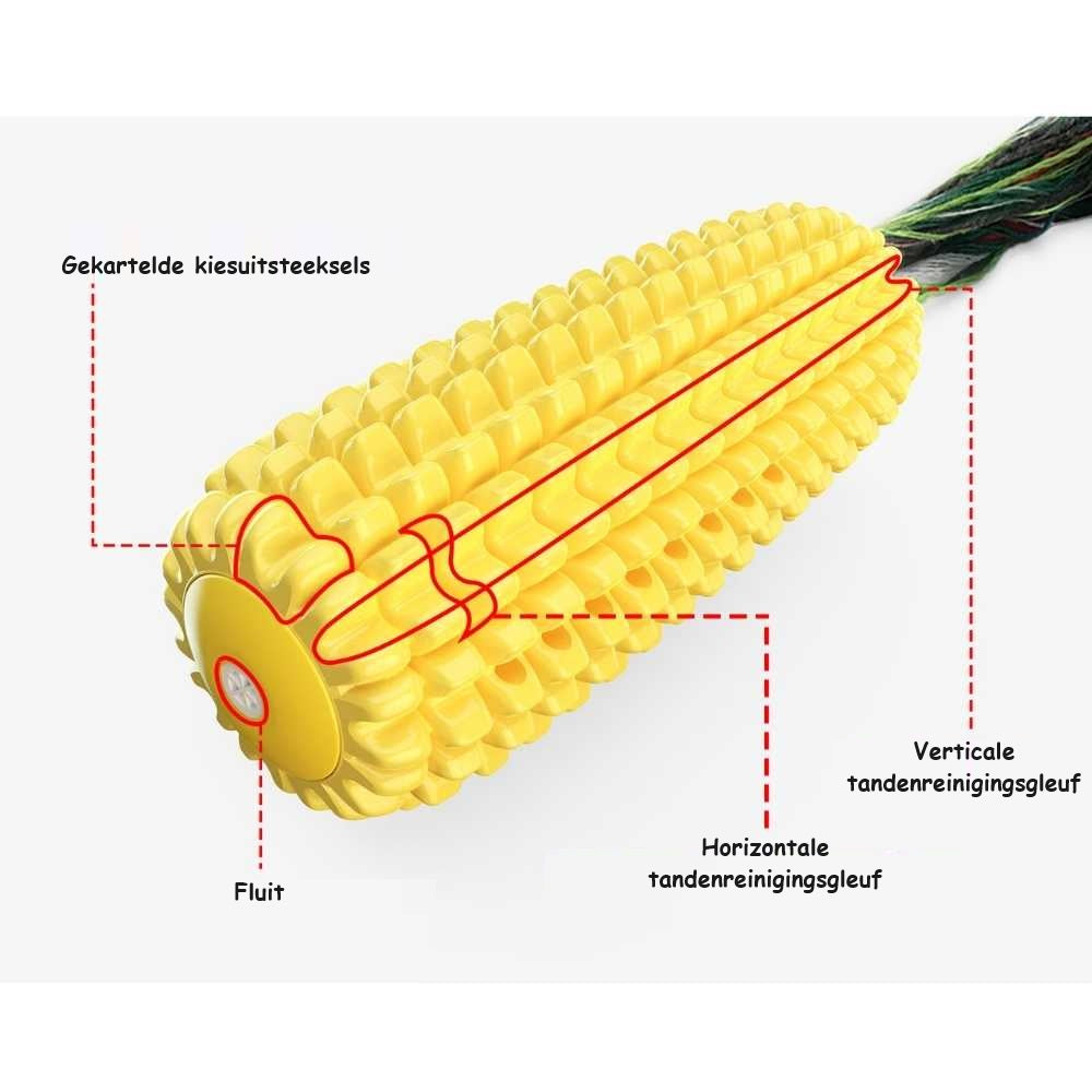 CornCraze™ | Corn-shaped Chew Toy for Dogs