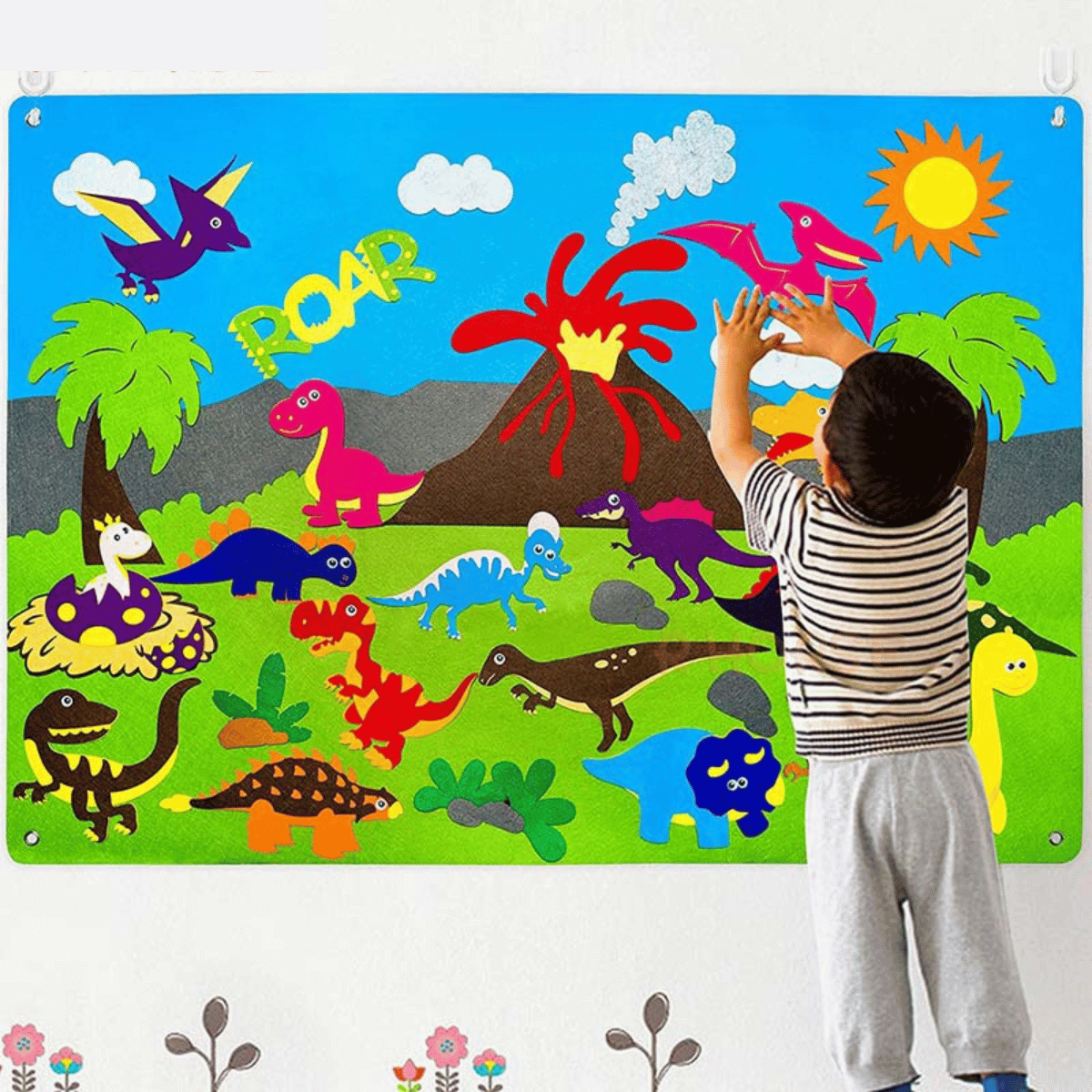 FeltBoard™ | Meet the wonderful animals! - Felt board