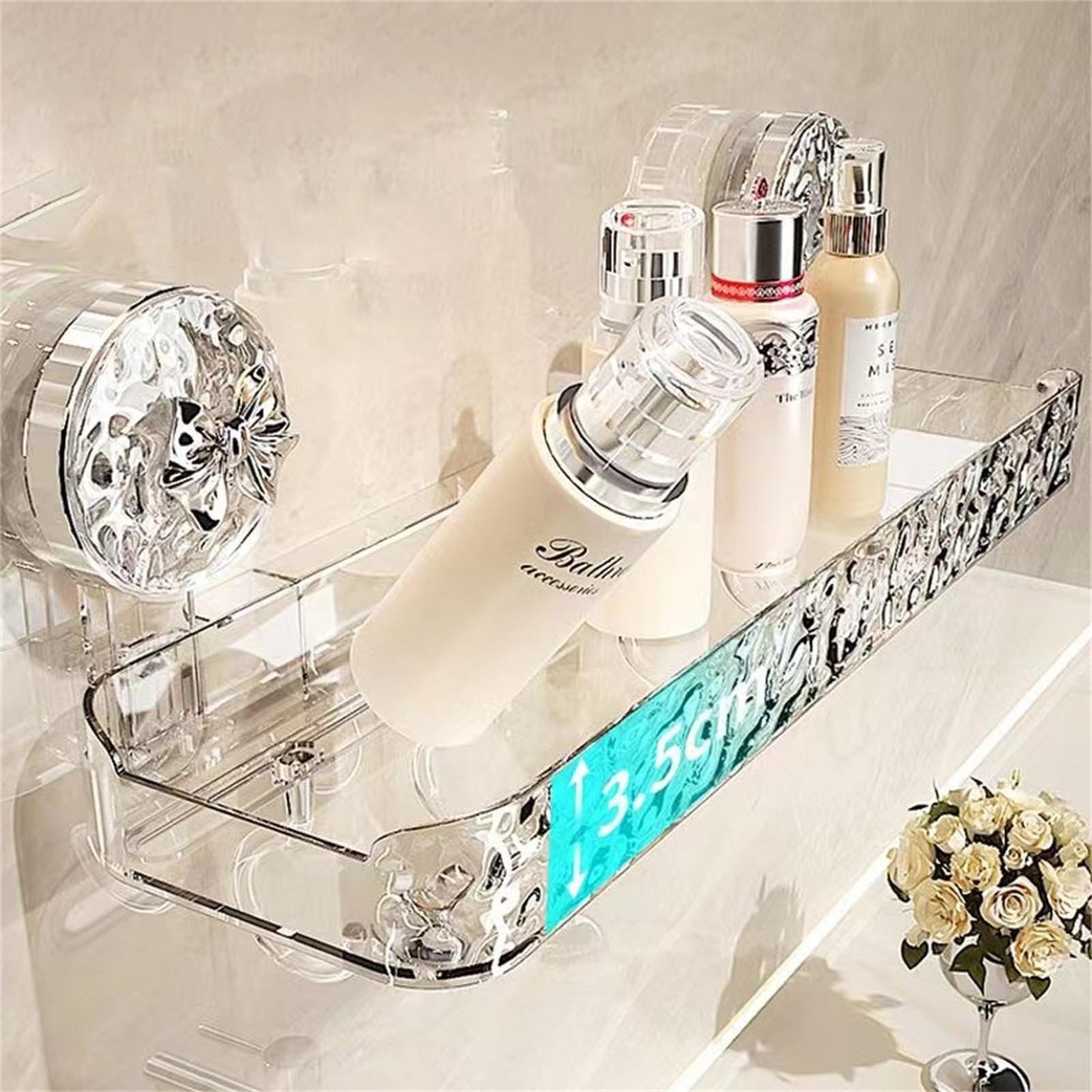 Étagère de rangement légère, luxueuse et sans trous