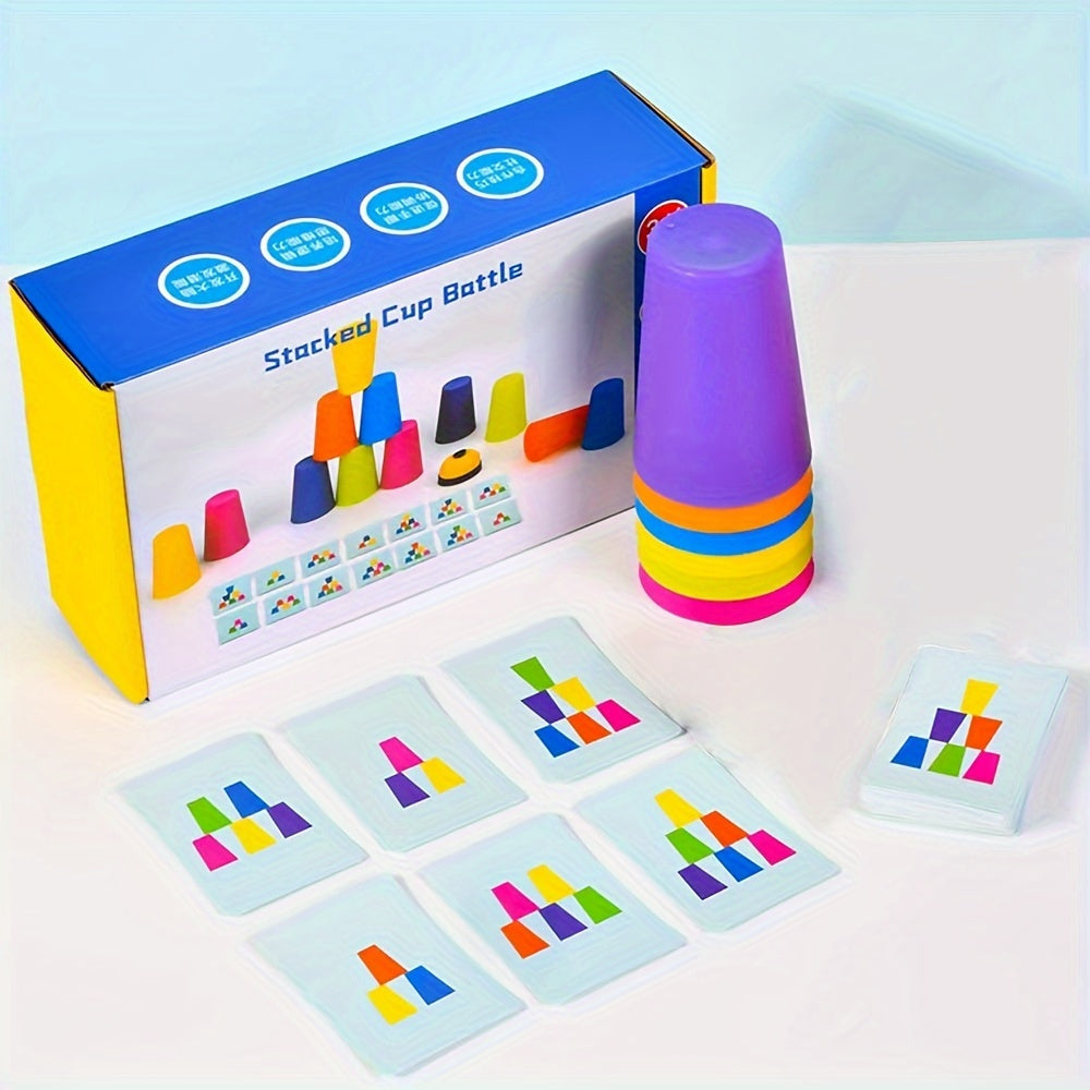 KidzCognitief - Stacking cup puzzle game for cognitive development