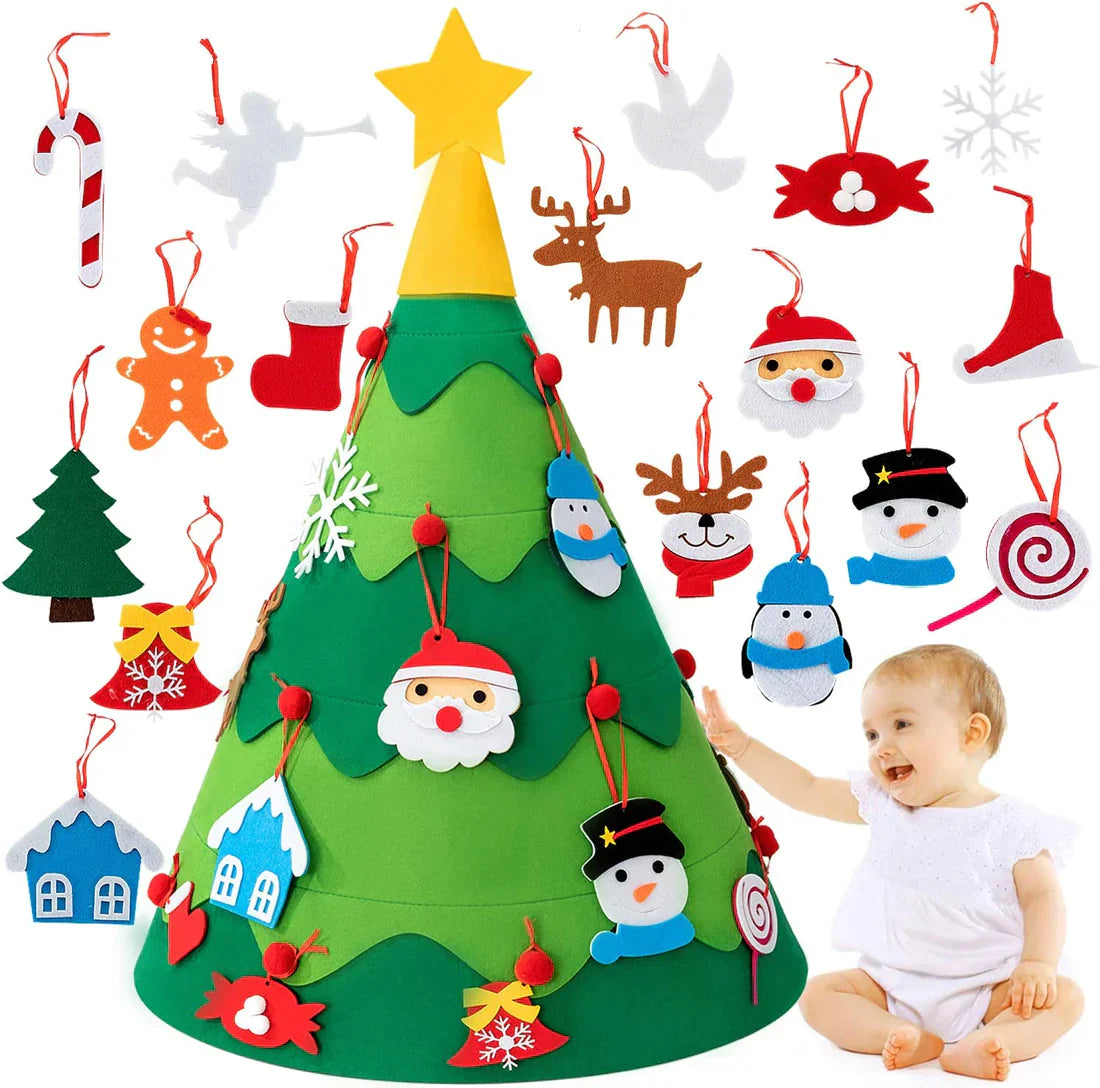 3D DIY Felt Christmas Tree