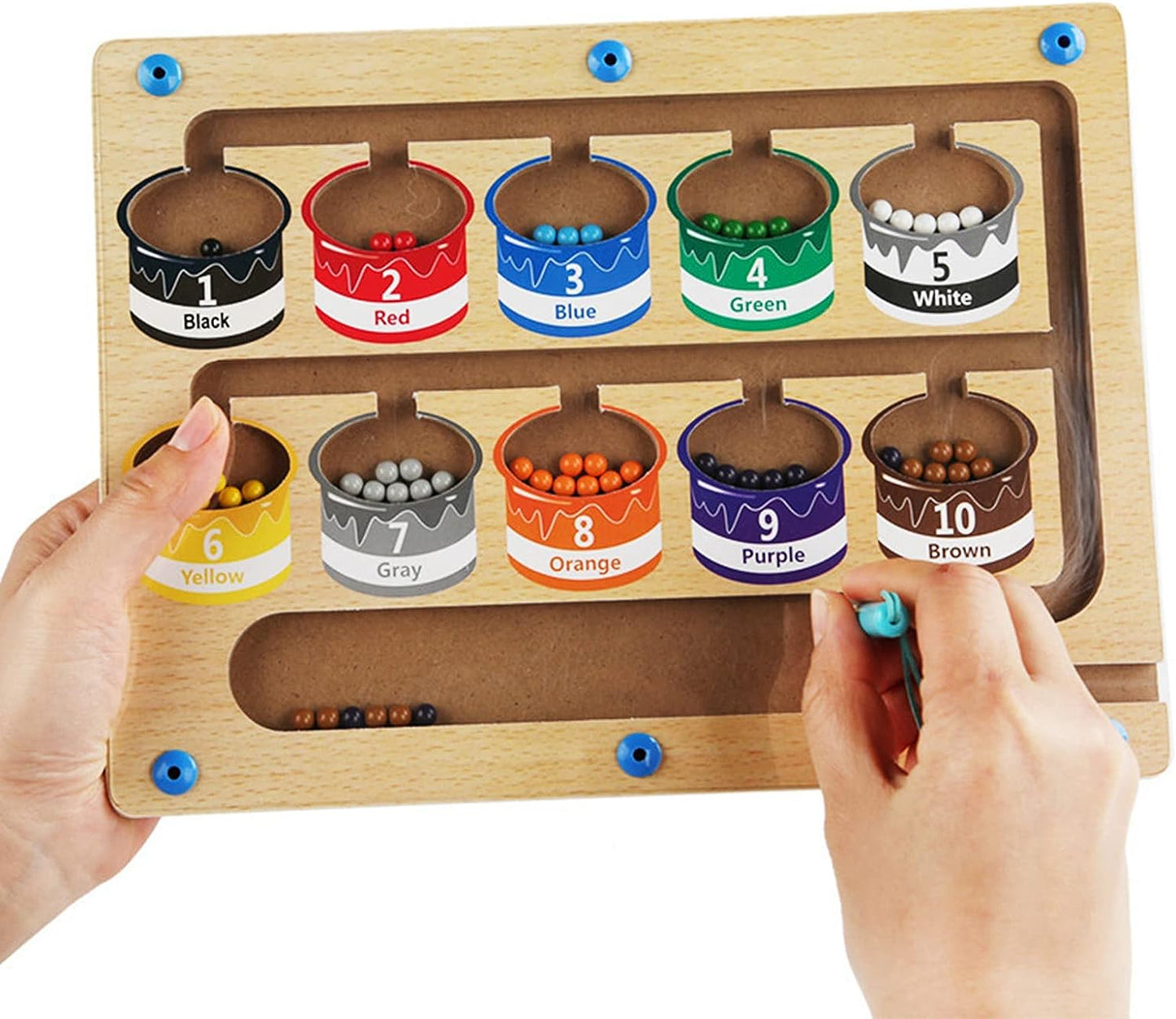 Colour and Number Magnetic Board