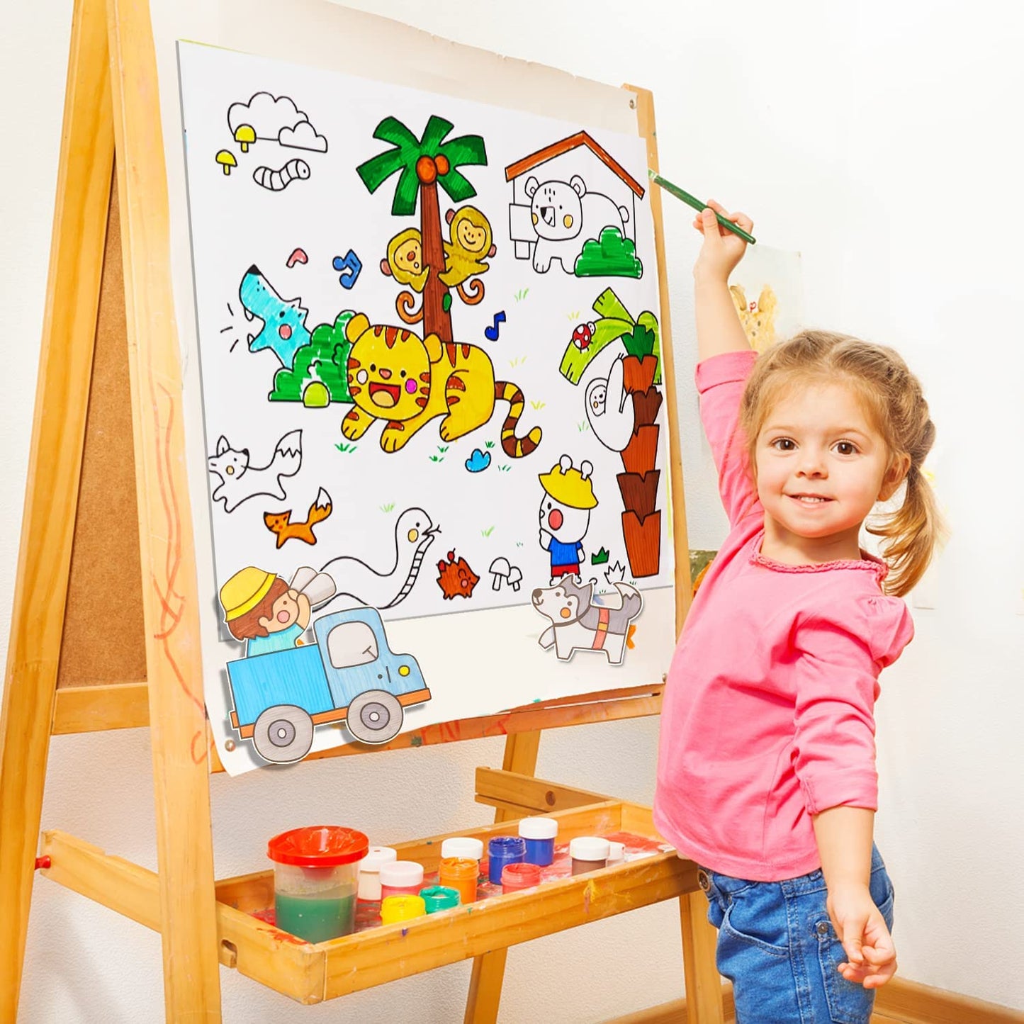 Rotolo di Carta da Colorare Montessori