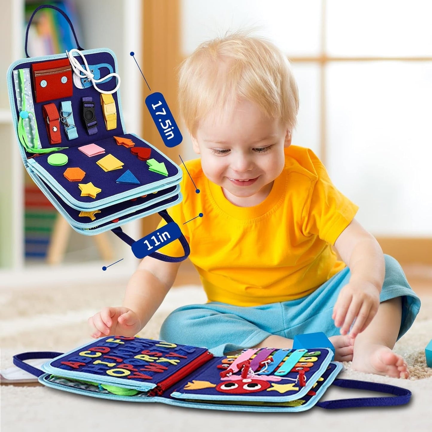 Montessori Busy Board - Opgraderet Udgave