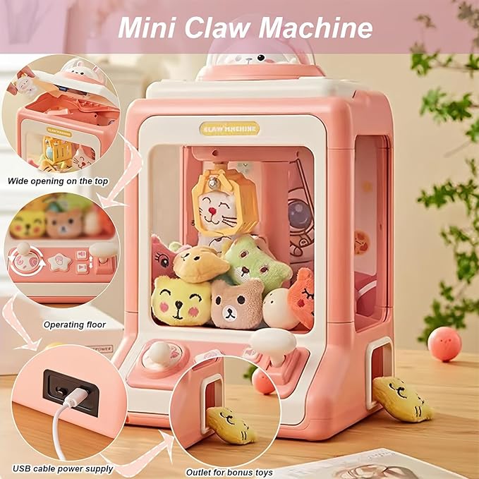 Magic Mini Claw Machine™ - Leg og Fang - Legetøjsgribemaskine