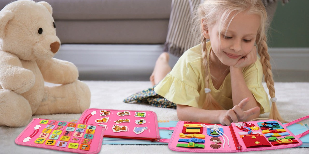 Montessori Busy Board - Opgraderet Udgave