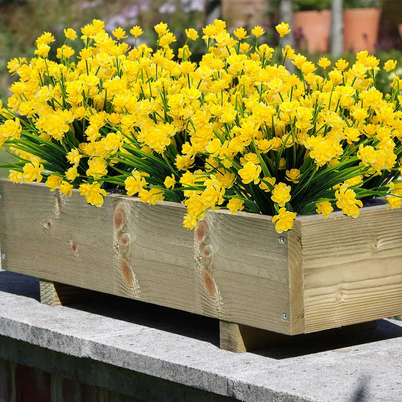 Kunstige blomster til udendørs brug