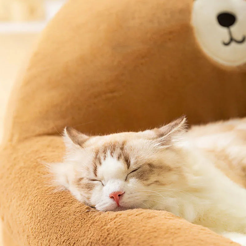 CozyFuzz™ | Teddy Bear Bed for Pets