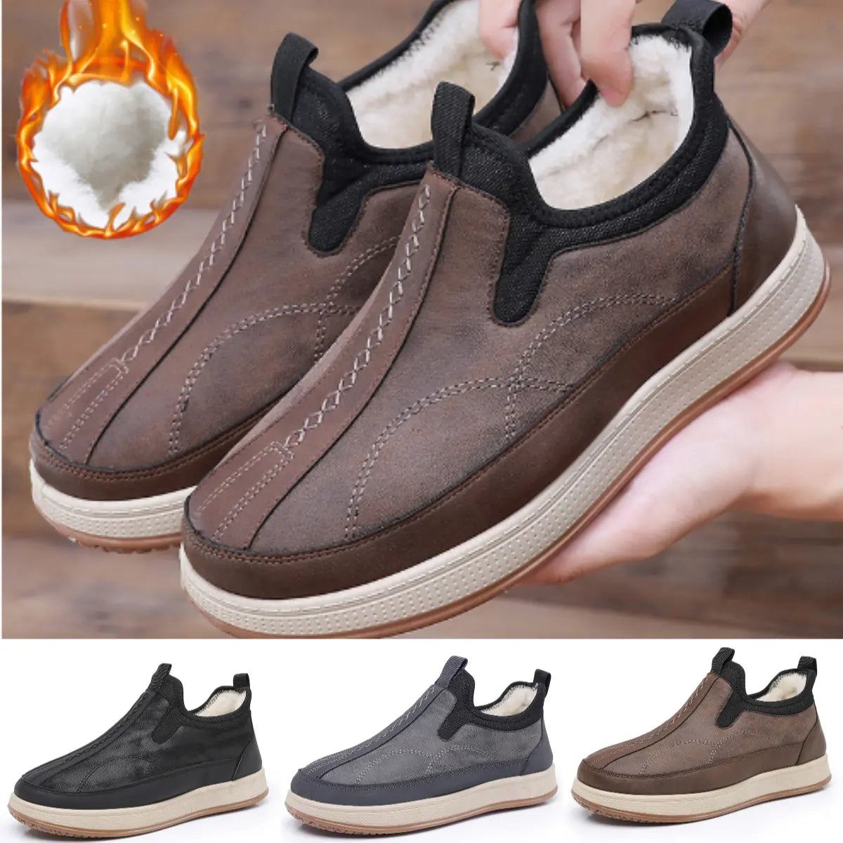 Barton – Warm Winter Half Shoes
