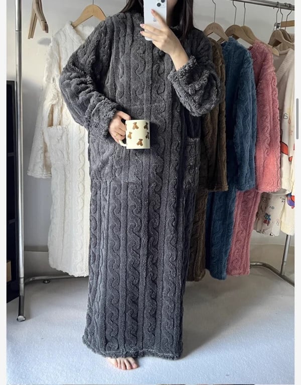 Vreni – Winter Koraal Velours Loungewear