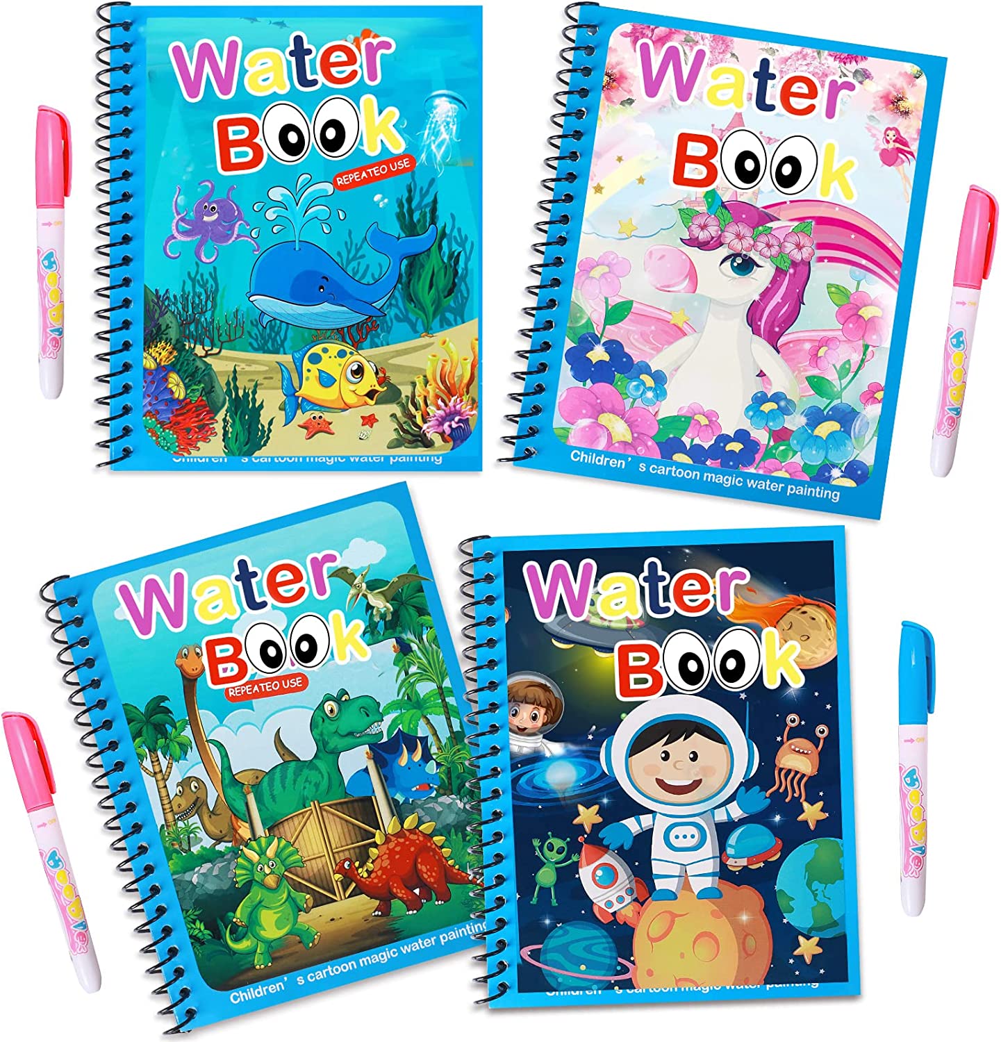 Magic Water Book™ - Colour with water - Colouring book