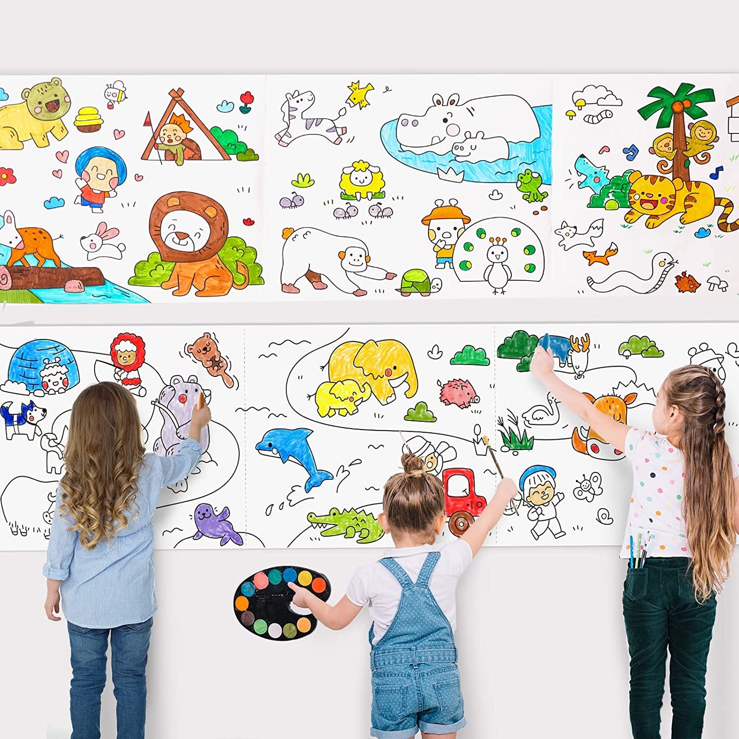 Rotolo di Carta da Colorare Montessori