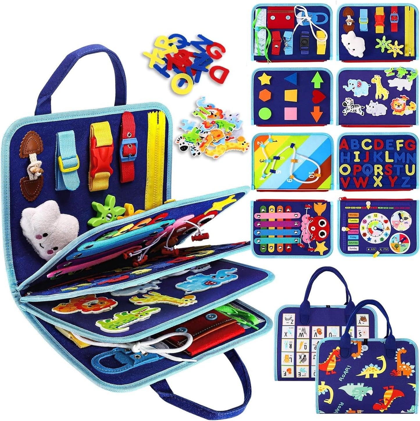 Montessori Busy Board - Opgraderet Udgave