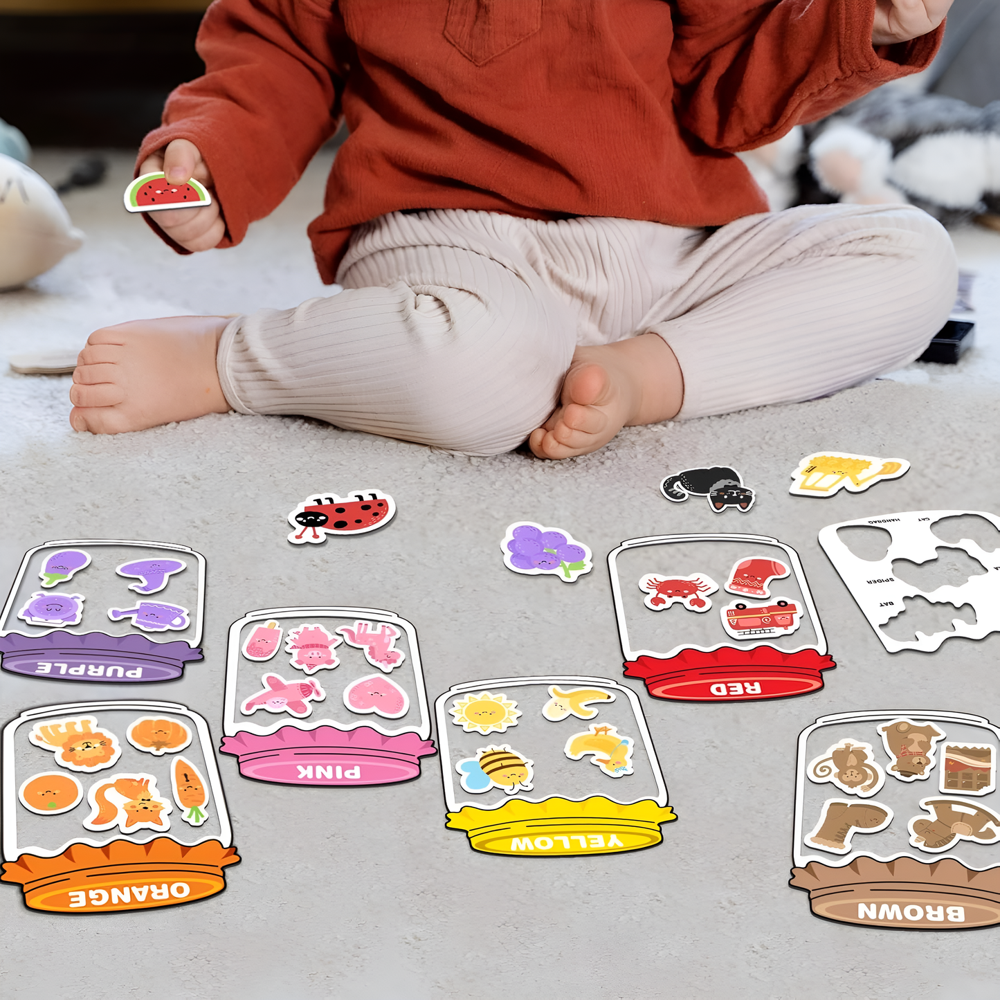 Montessori Magnetisk Farvematch