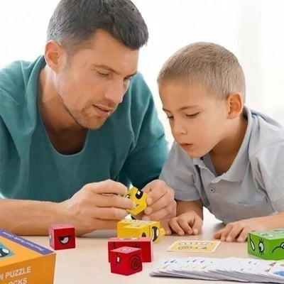 Magic Cube Blocks with Changing Faces
