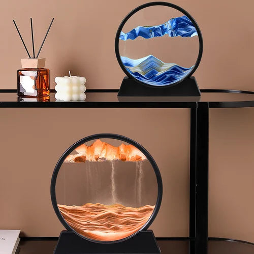 3D Hourglass Deep Sea Sand Landscape