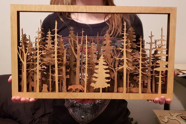 Bosdieren - Handgemaakt Kunst