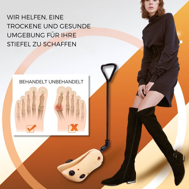 TimberStride – Holzwerkzeuge für breite Schuhe