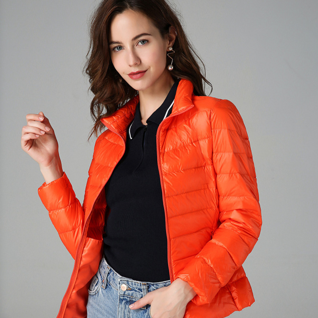 Anuschka – Ultralight Waterproof Jacket with White Duck Feathers