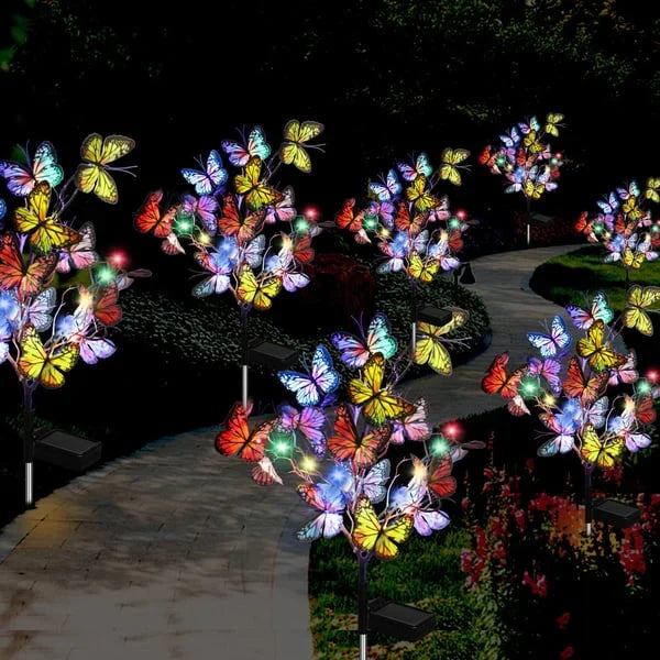 Solar Butterfly Lights for Outdoors