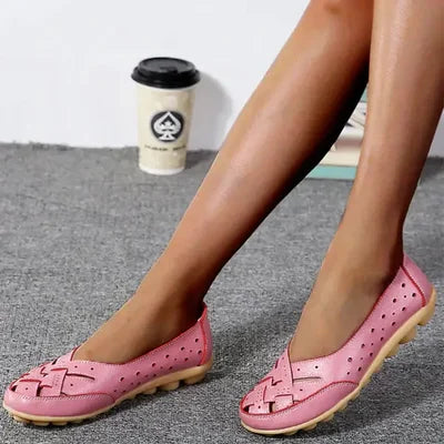 Orthopaedic Loafers Made from Breathable Leather