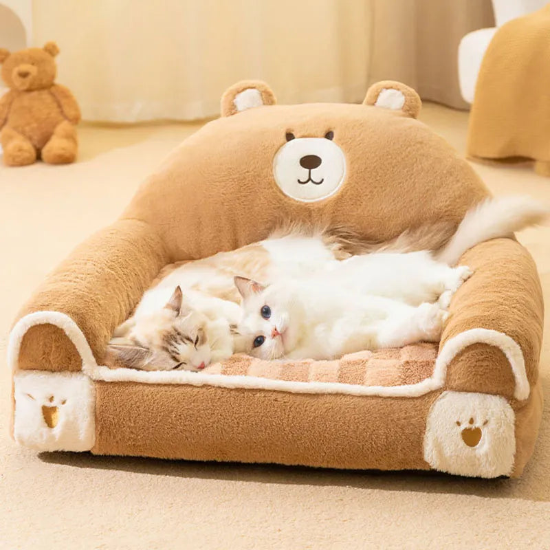 CozyFuzz™ | Teddy Bear Bed for Pets