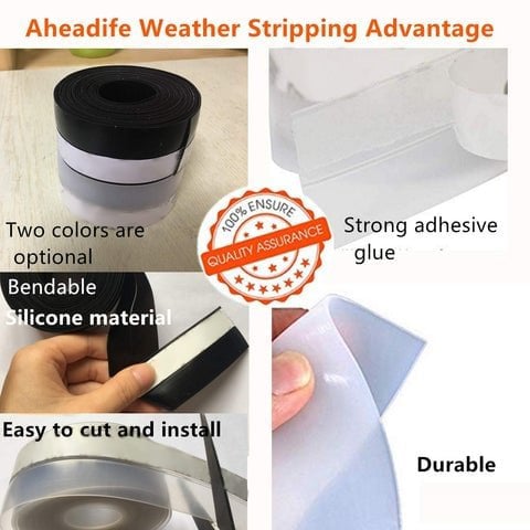 Weerbestendige Deurrubberstrip (5M)