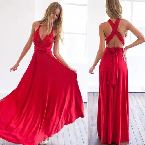 Versatile and Strapless Wrap Dress