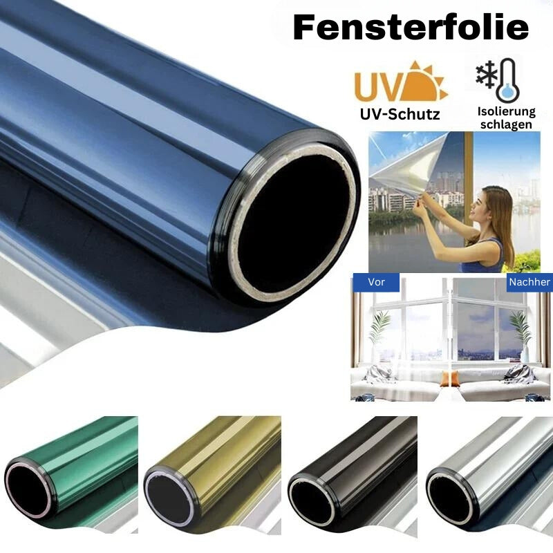 CrystalCover™ - Datenschutz, Sonnenschutz, UV-reflektierende Fensterfolie