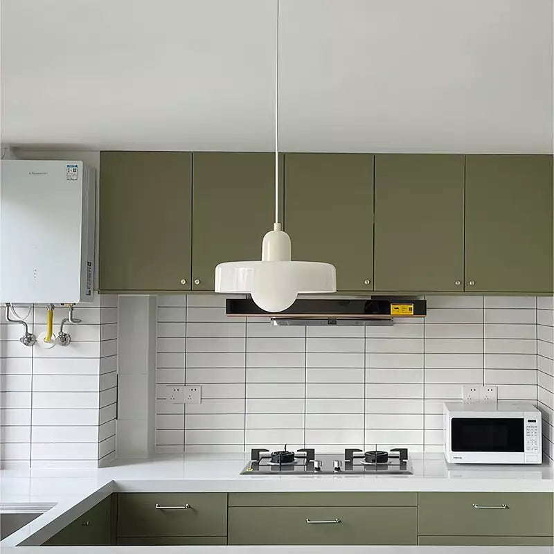 Bauhaus Pendant Light Made of Coloured Glass