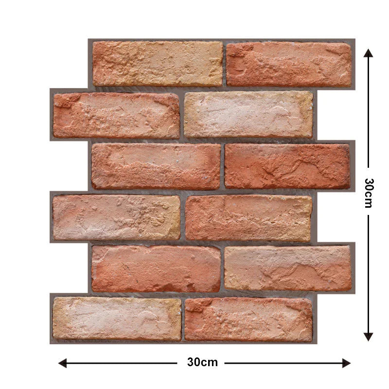 3D Wall Tiles for Peeling and Sticking