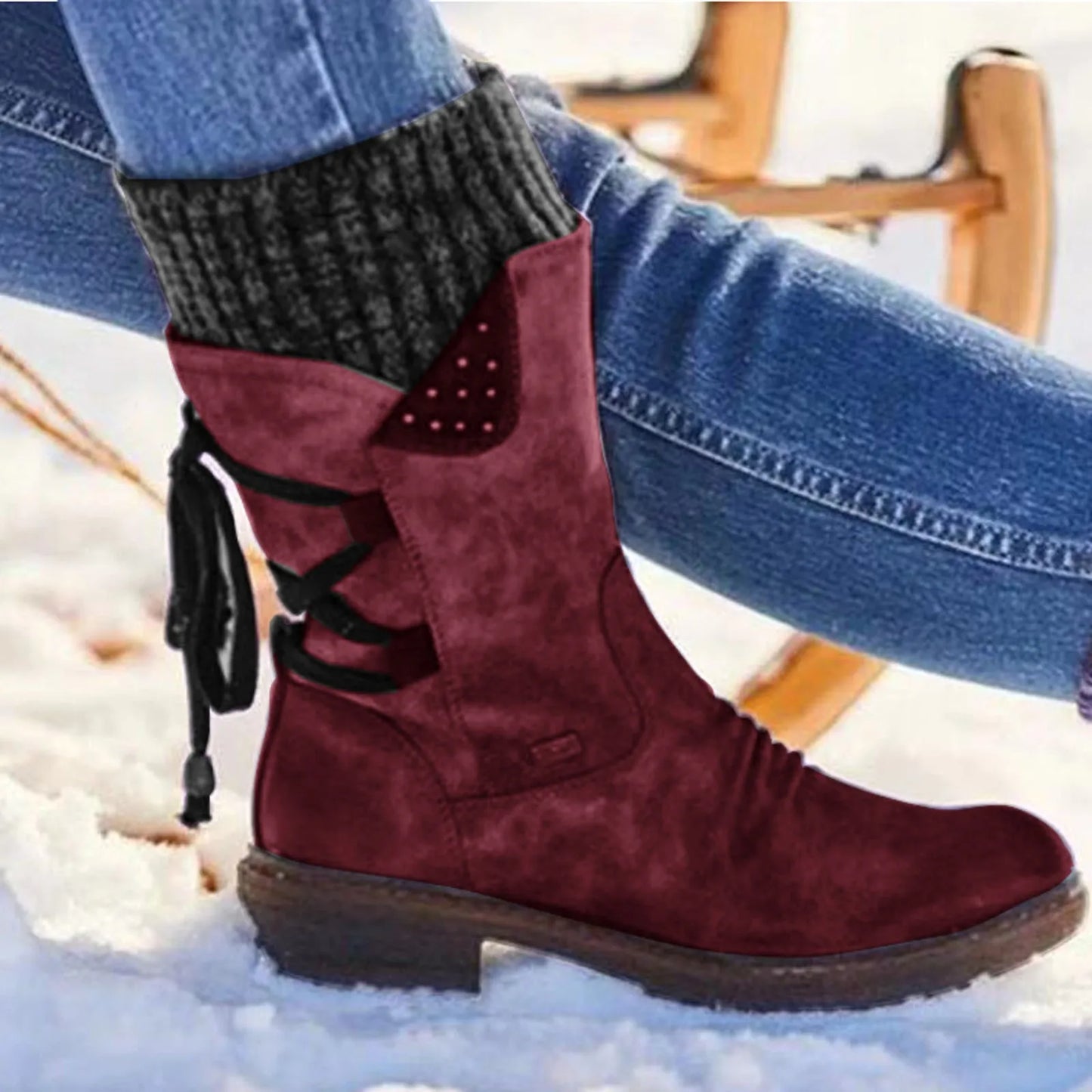 Aloisia - Retro Snow Boots