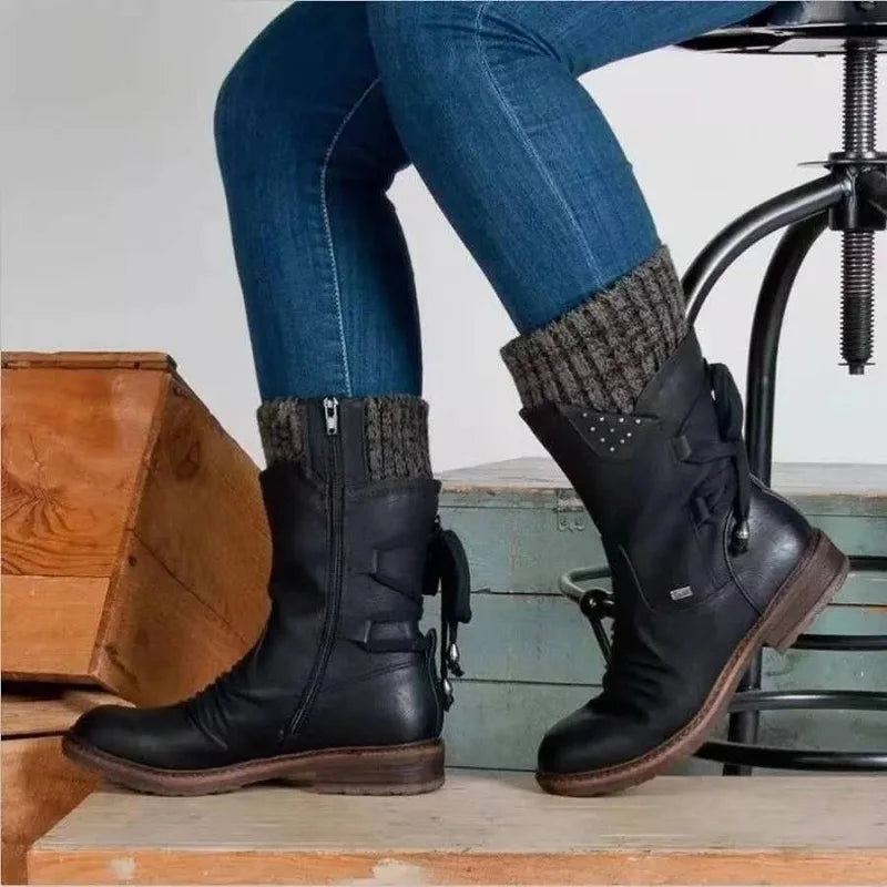 Aloisia - Retro Snow Boots