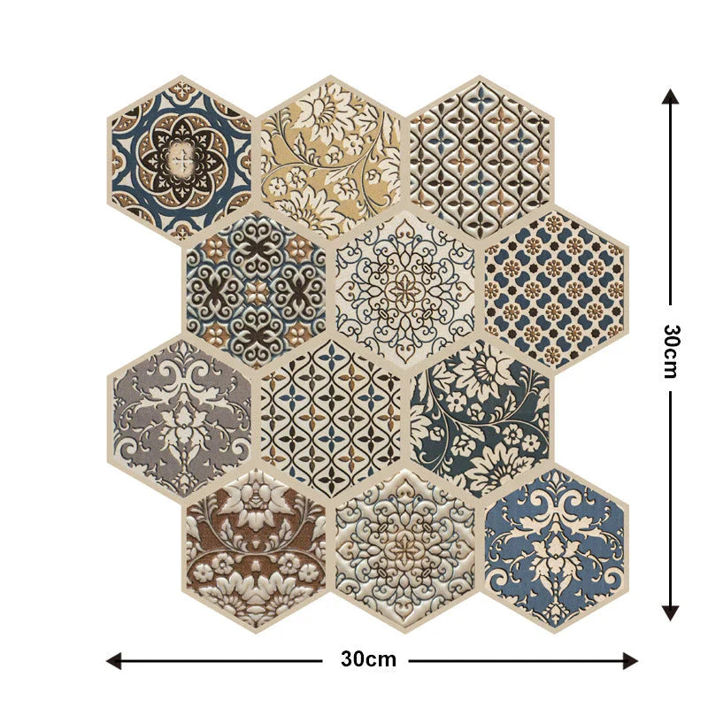 3D Wall Tiles for Peeling and Sticking