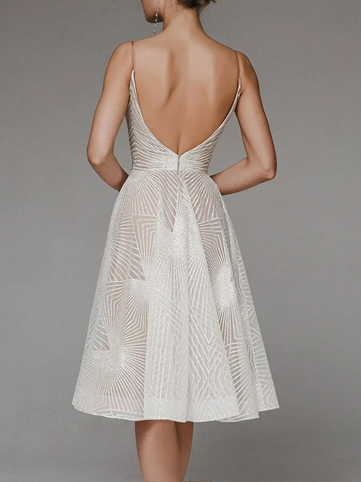 Elegance Dress with Open Back
