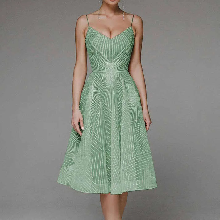 Elegance Dress with Open Back