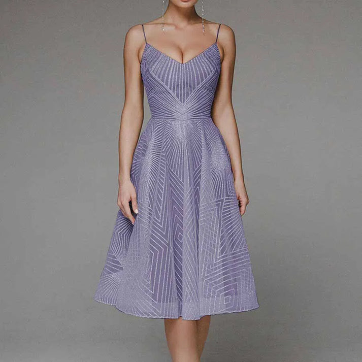 Elegance Dress with Open Back