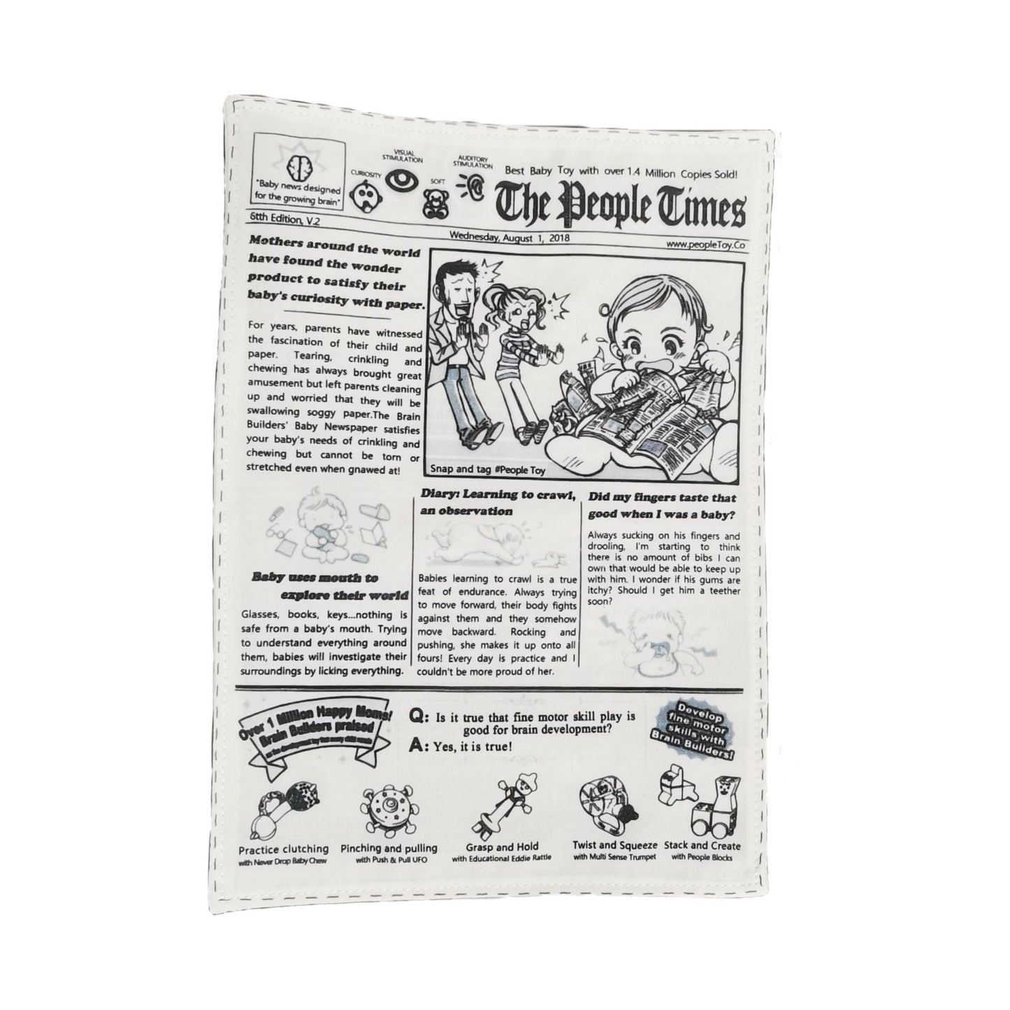ChewPaper™ | Bite-Resistant Newspaper Entertainment