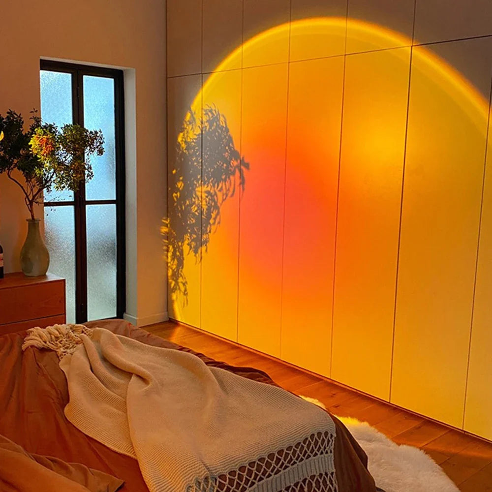 Sunset Projector Lamp™ | Forvandle de mørke dagene til en varm glød