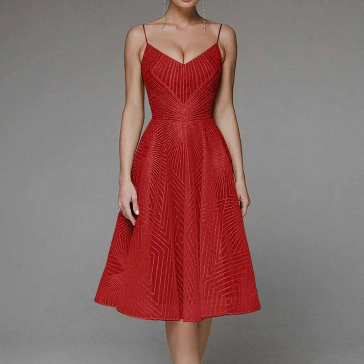Elegance Dress with Open Back