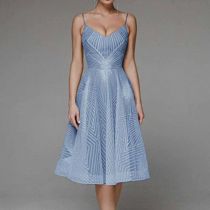 Elegance Dress with Open Back