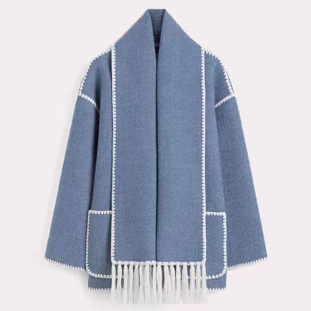 Susi – Comfortable Wool Cape Jacket