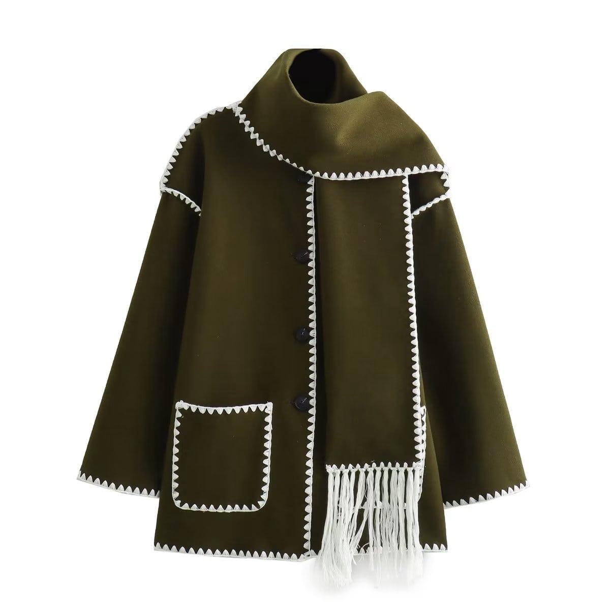 Susi – Comfortable Wool Cape Jacket