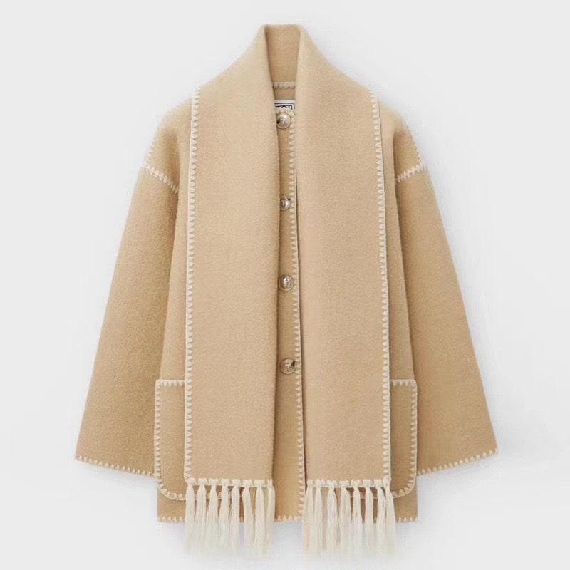 Susi – Comfortable Wool Cape Jacket