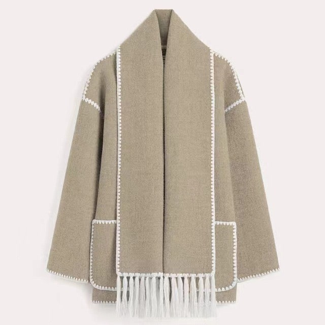 Susi – Comfortable Wool Cape Jacket